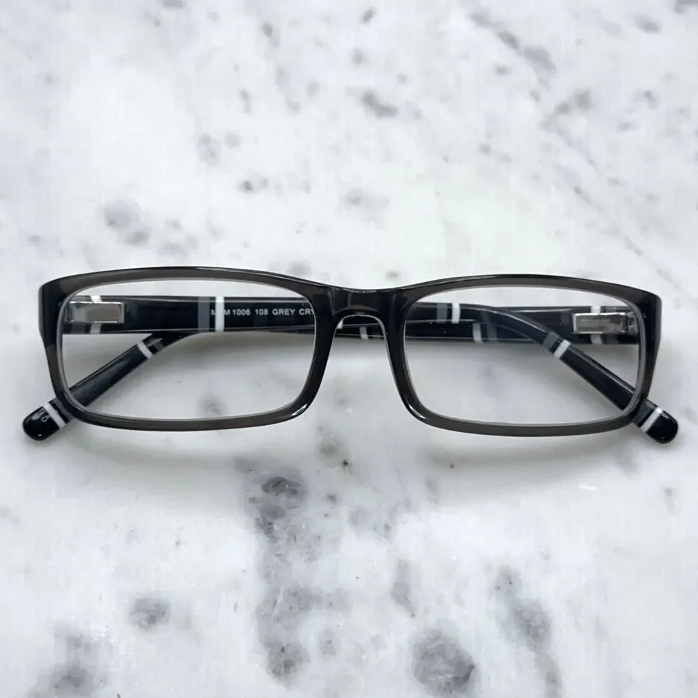 MOMENTUM MTM 1006 108 GREY CRYSTAL Full Rim Eyeglasses Frames Only 54-17-140